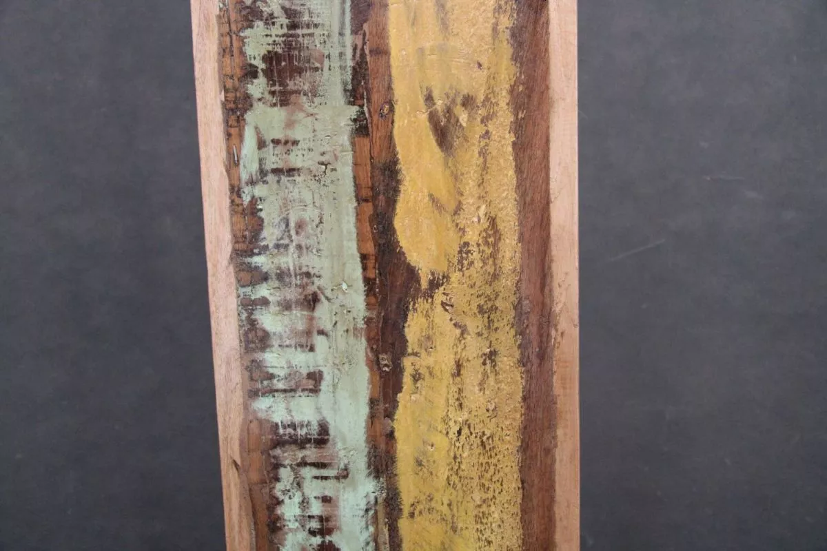 REGAŁ SPIRIT #22 Lakierowane lite drewno z odzysku 61x35x190 cm (2) B 2135