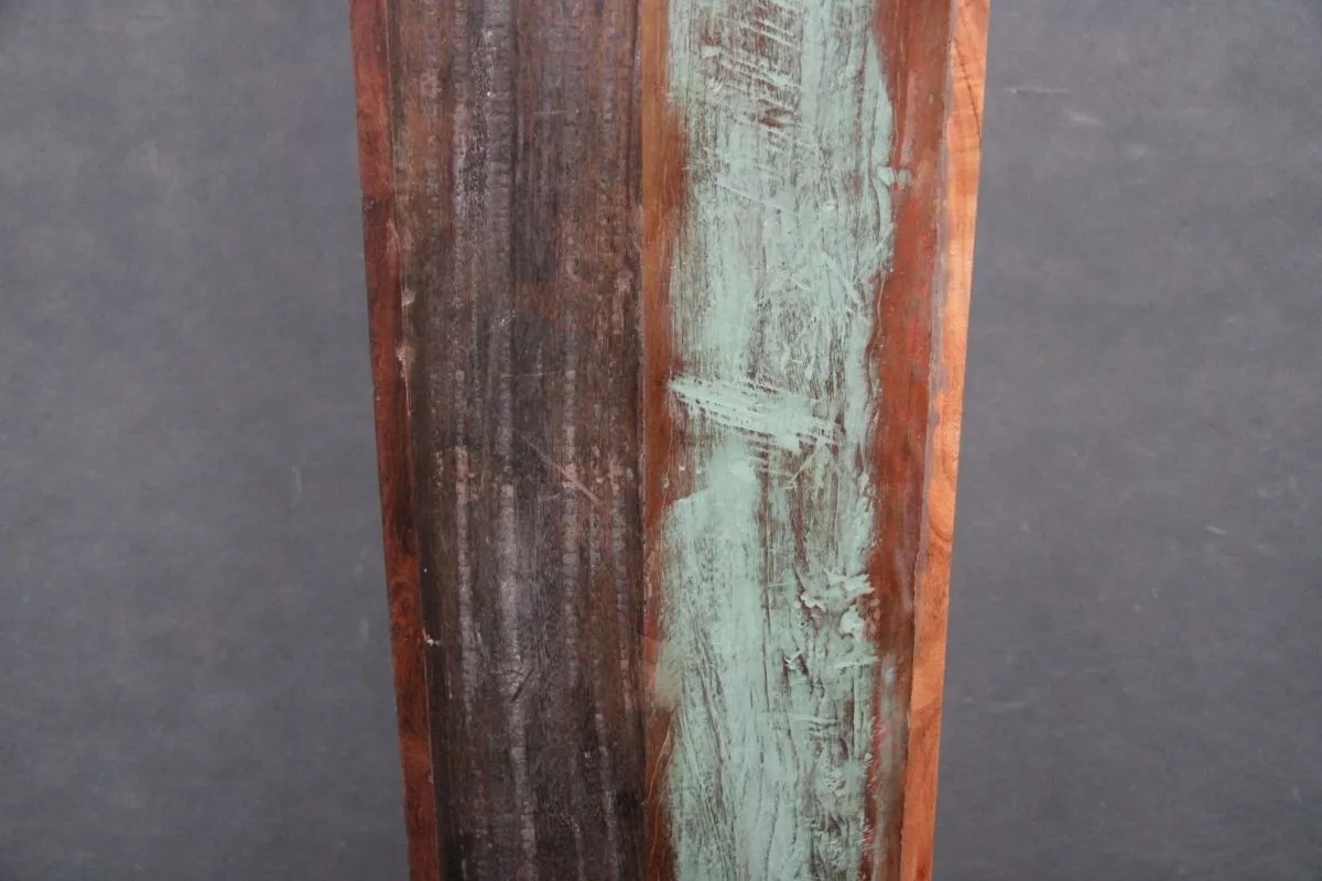 REGAŁ SPIRIT #22 Lakierowane lite drewno z odzysku 61x35x190 cm (1) B 2135